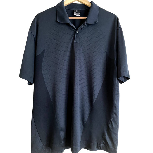 Nike‎ Golf-NAVY BLUE Polo-Size XL Men-EUC - Picture 1 of 9